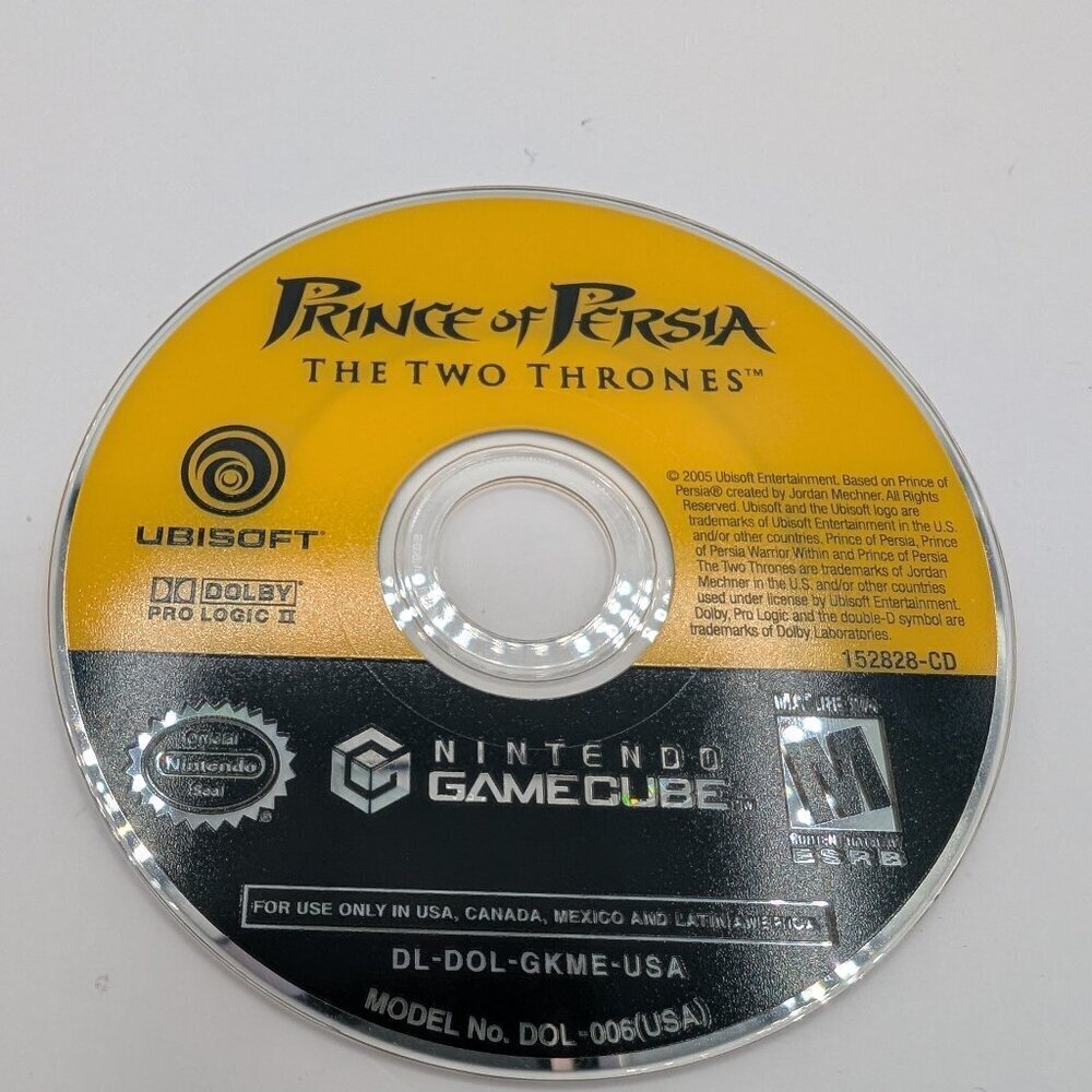 Prince of Persia The Two Thrones - GameCube - TESTED